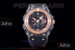 XF Factory Linde Werdelin Spidolite II Tech Gold Automatic Watch - Skeleton Dial Forged Carbon Case Ceramic Bezel
